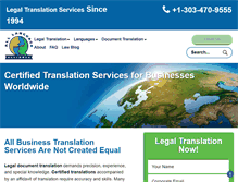 Tablet Screenshot of languagealliance.com